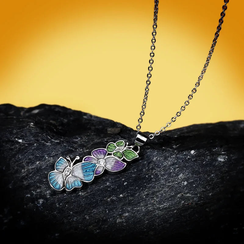 Pendentif Couronne de fleurs Argent S925&Zirconium