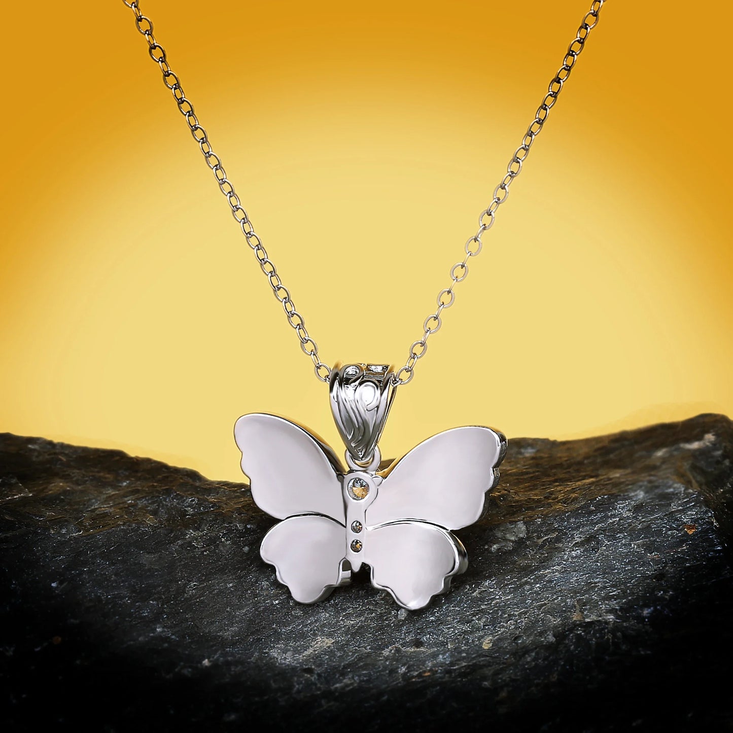 Pendentif Butterfly Argent S925 & Zirconium