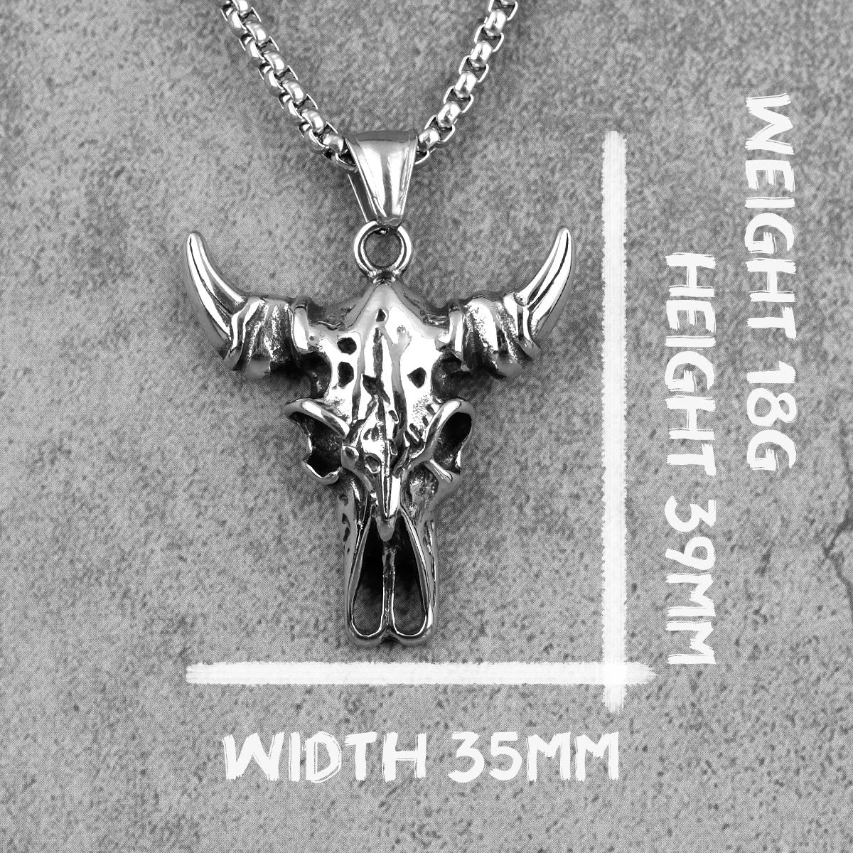 Pendentif Yak Skull