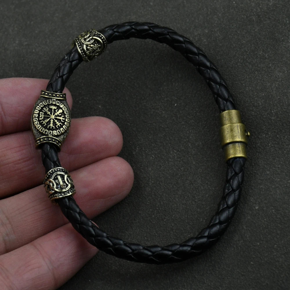 Bracelet Viking Vegvisir 3/11/13 Runes