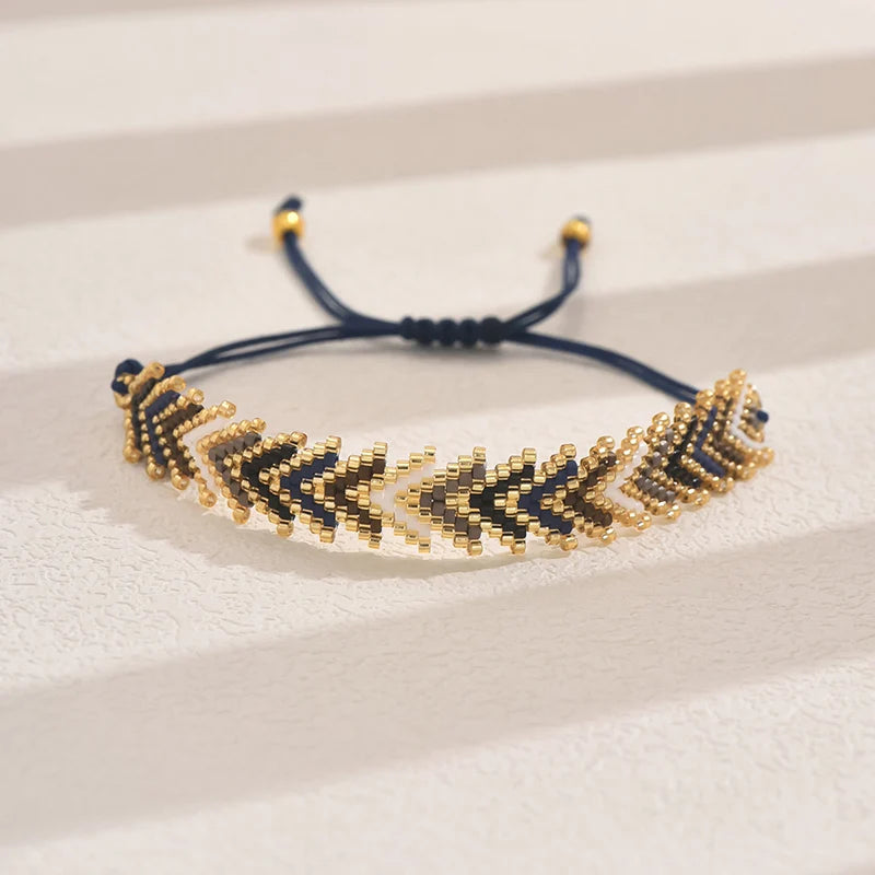 Bracelet Ajustable Bohemien style Miyuki