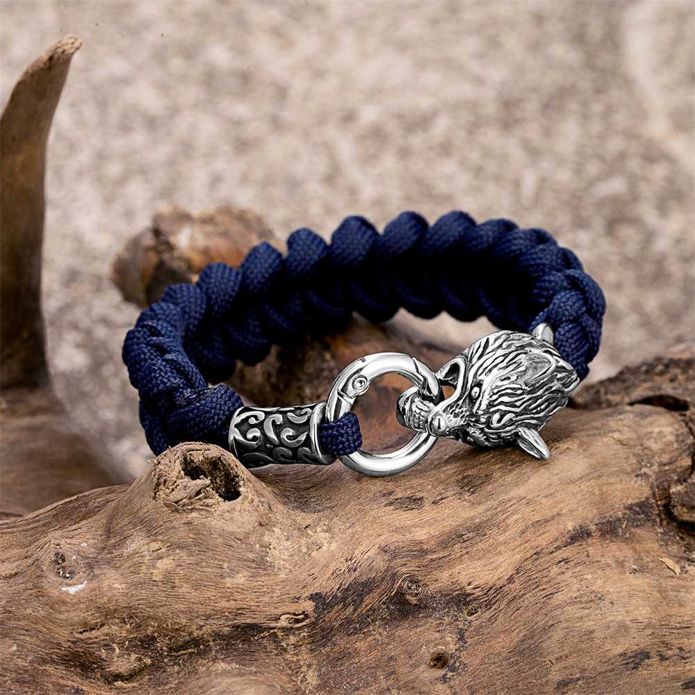 Bracelet Paracorde Loup d'Odin Geri