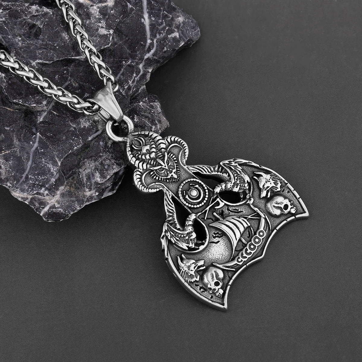 Pendentif Drakkar Viking