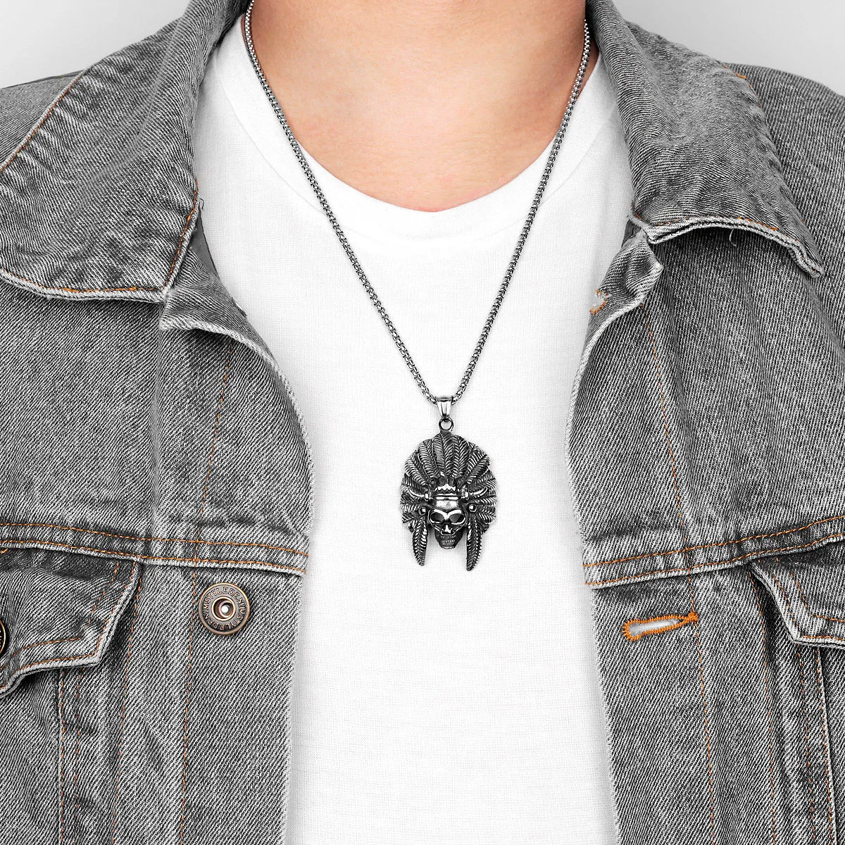 Pendentif Chief Skull
