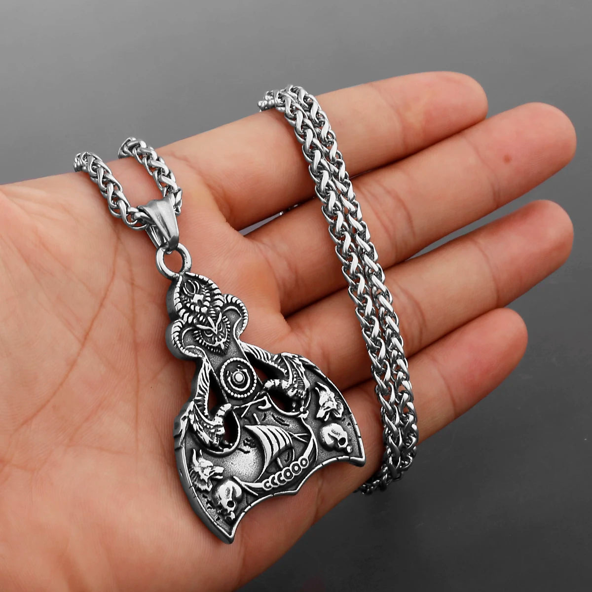Pendentif Drakkar Viking