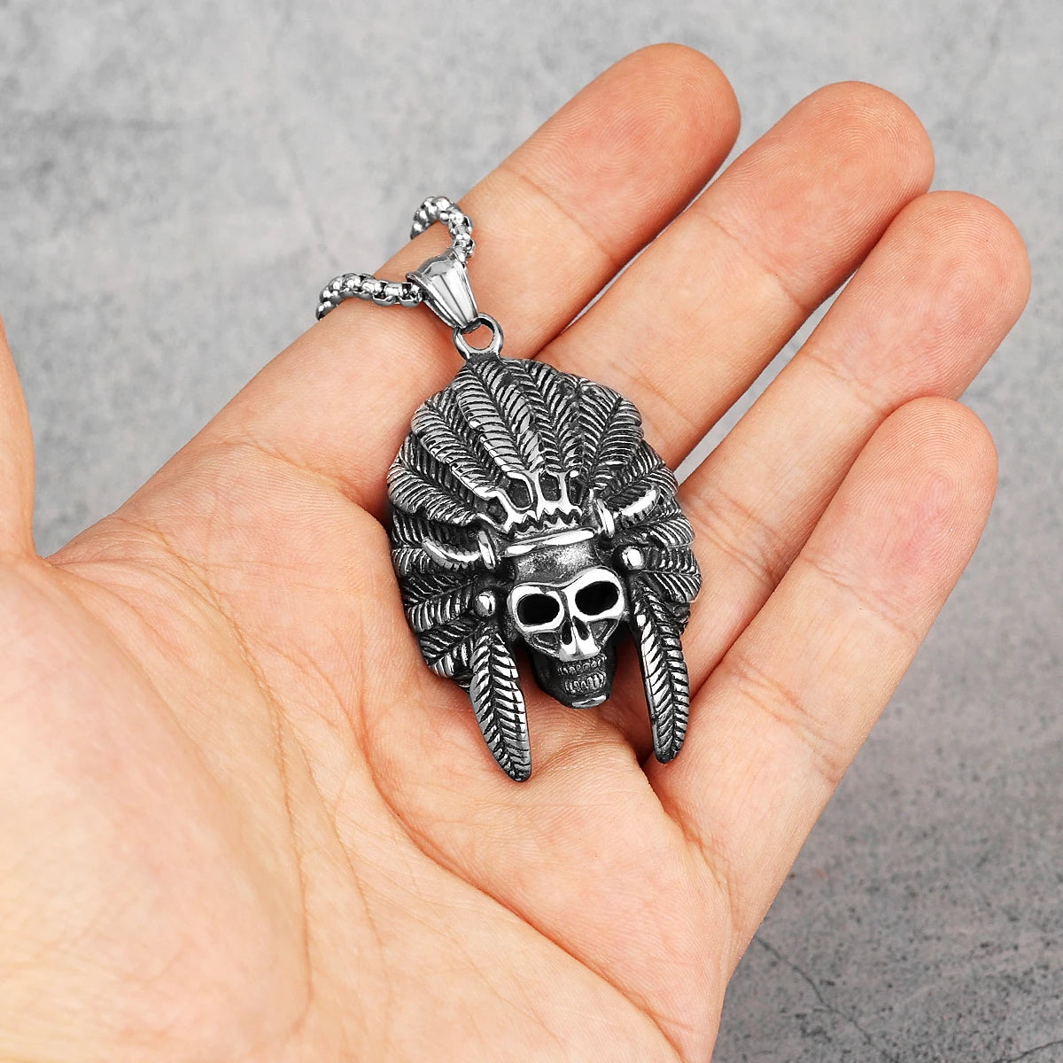 Pendentif Chief Skull
