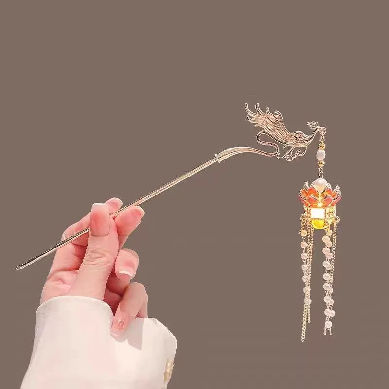 Hair stick Lantern