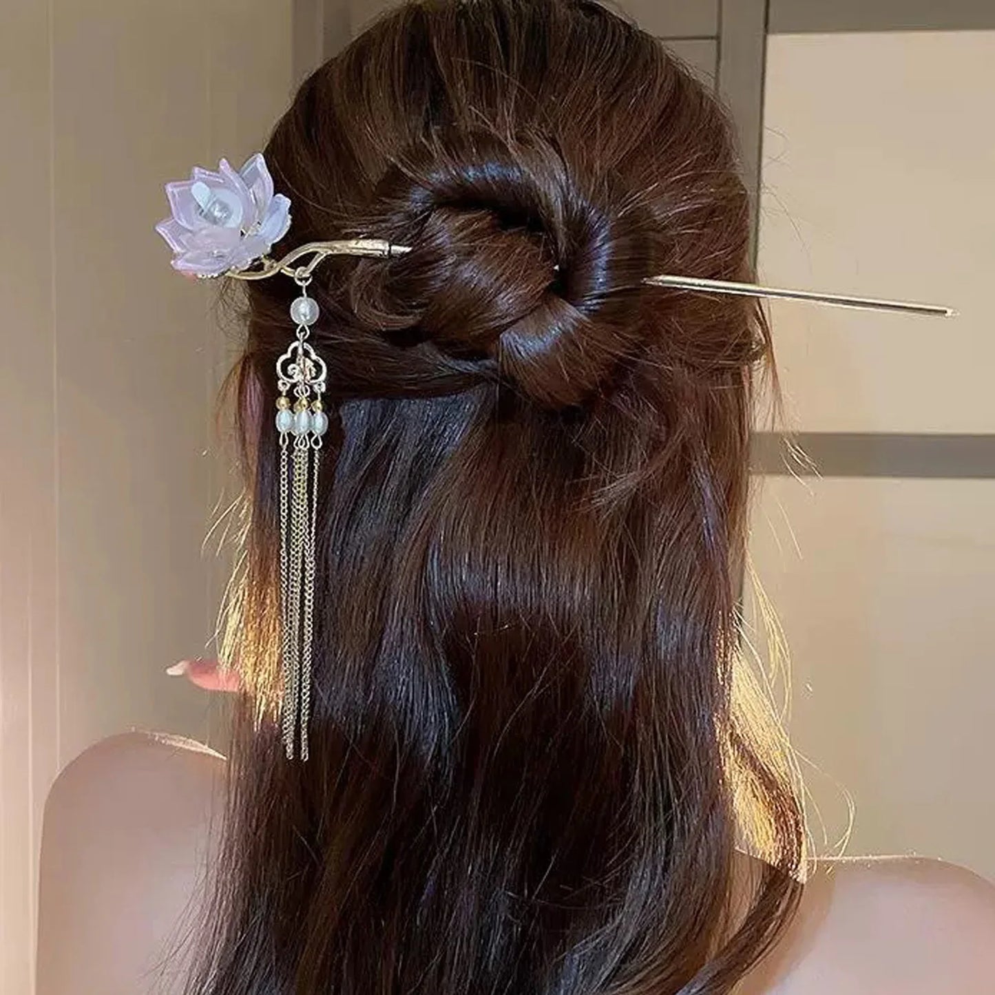 Hair stick Lantern
