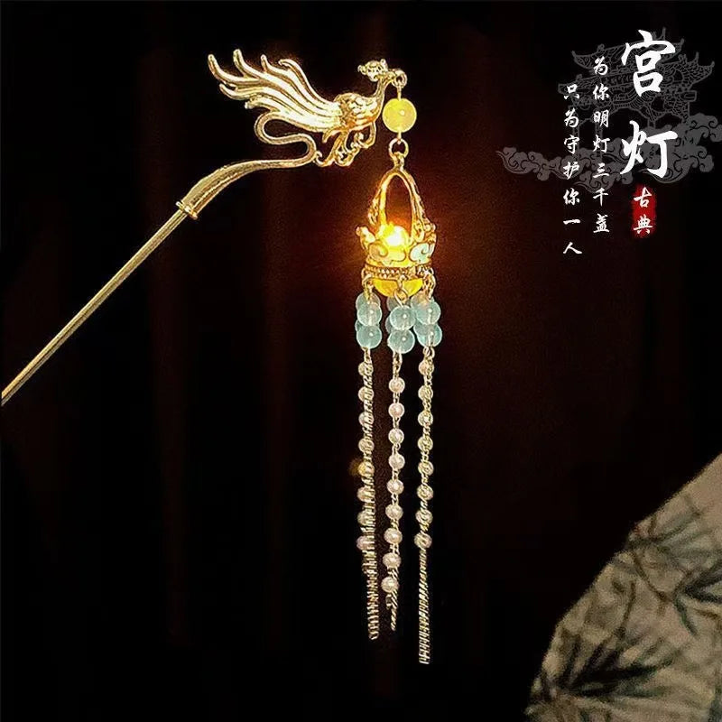 Hair stick Lantern