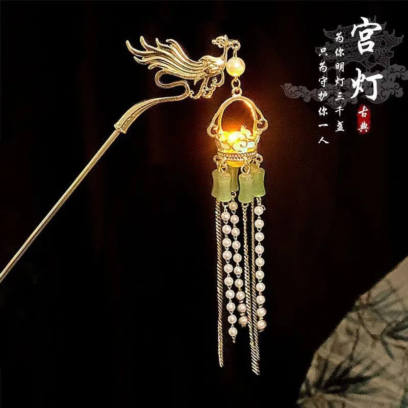 Hair stick Lantern