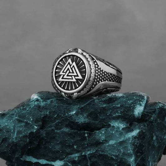 Anneau Viking Valknut 2025