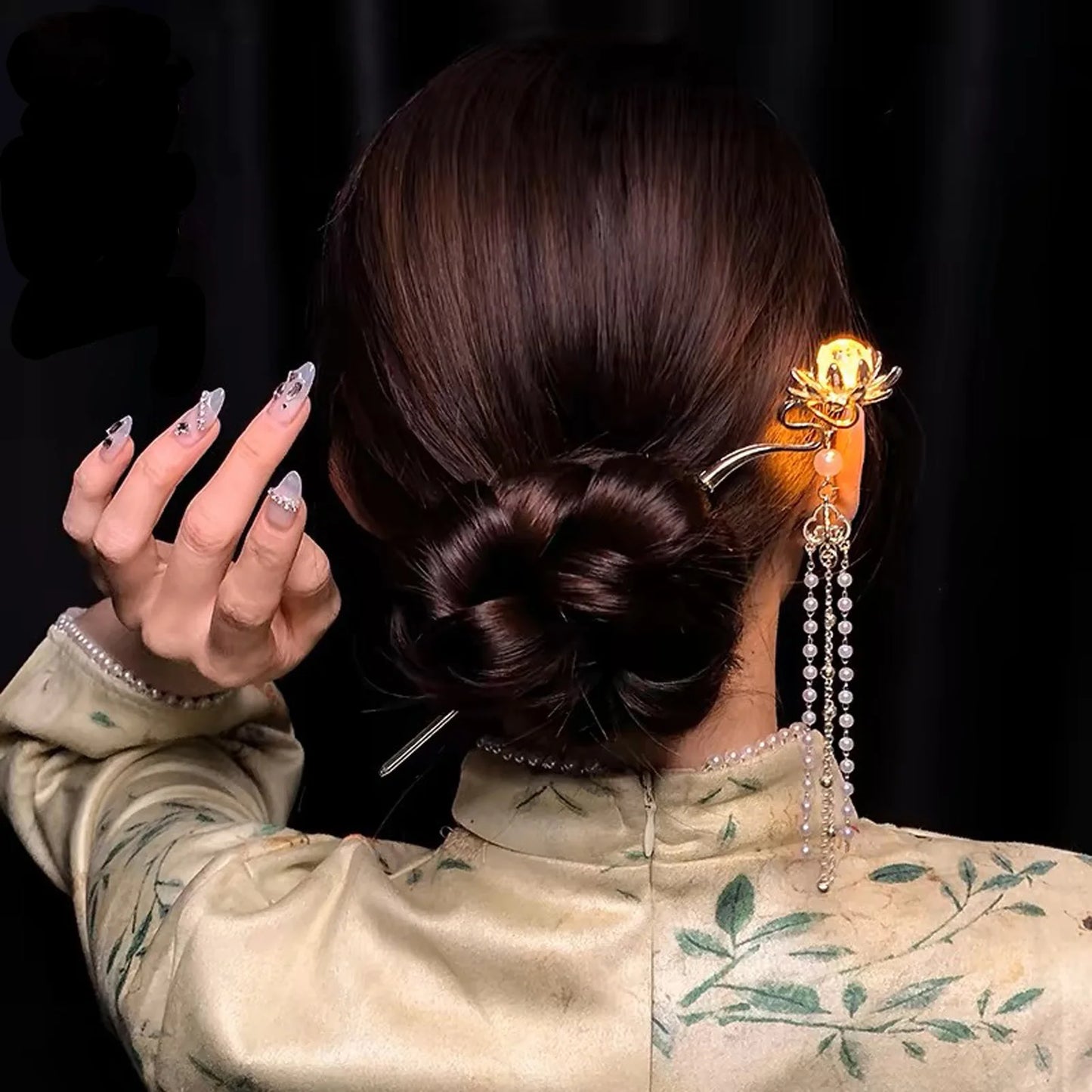 Hair stick Lantern