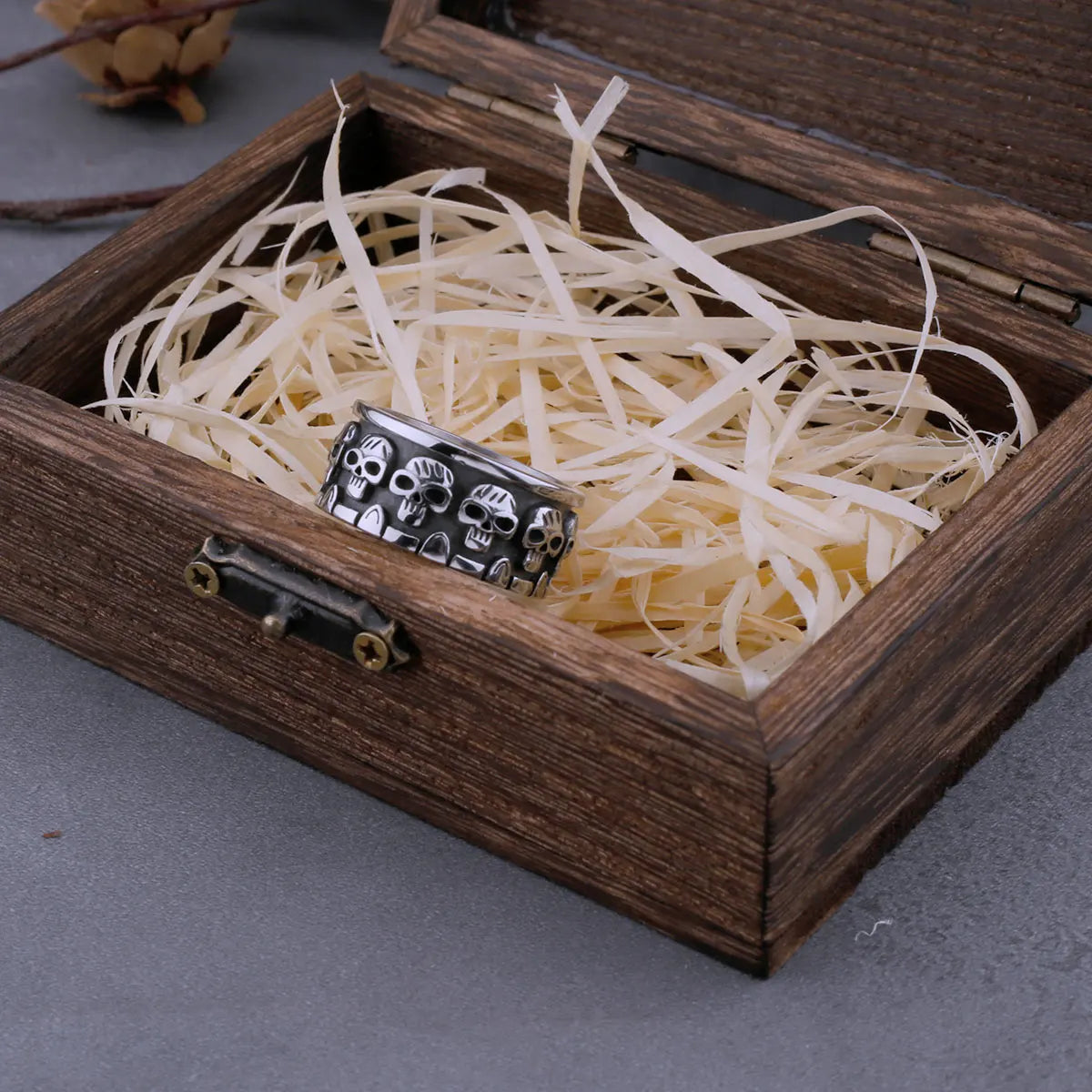 Bague Crâne rétro