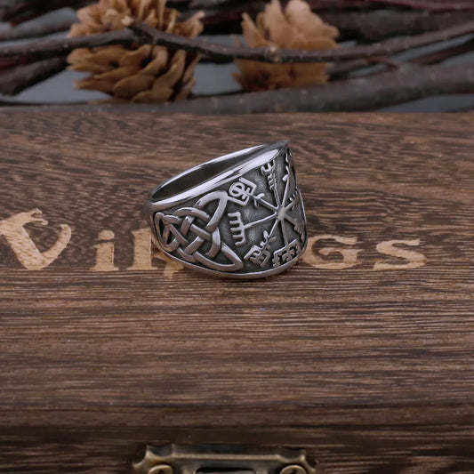 Bagues Boussoles Viking Vegvisir