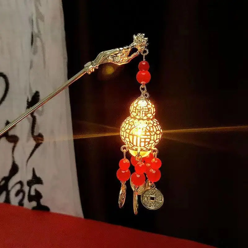 Hair stick Lantern
