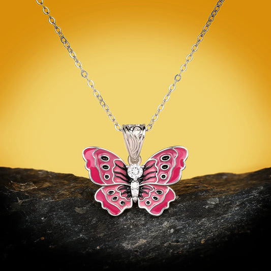 Pendentif Butterfly Argent S925 & Zirconium