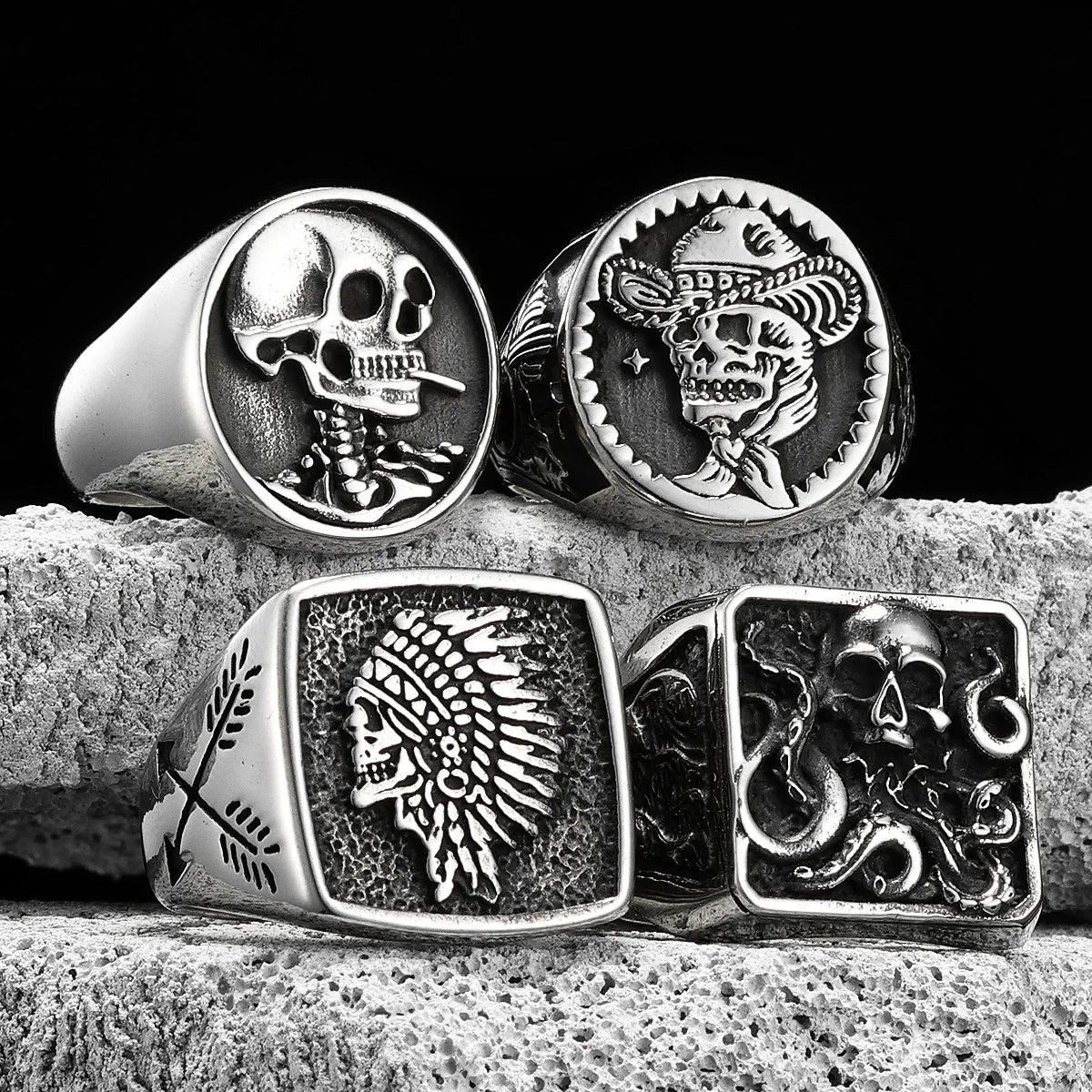 Chevalière Collection Skull&COOL