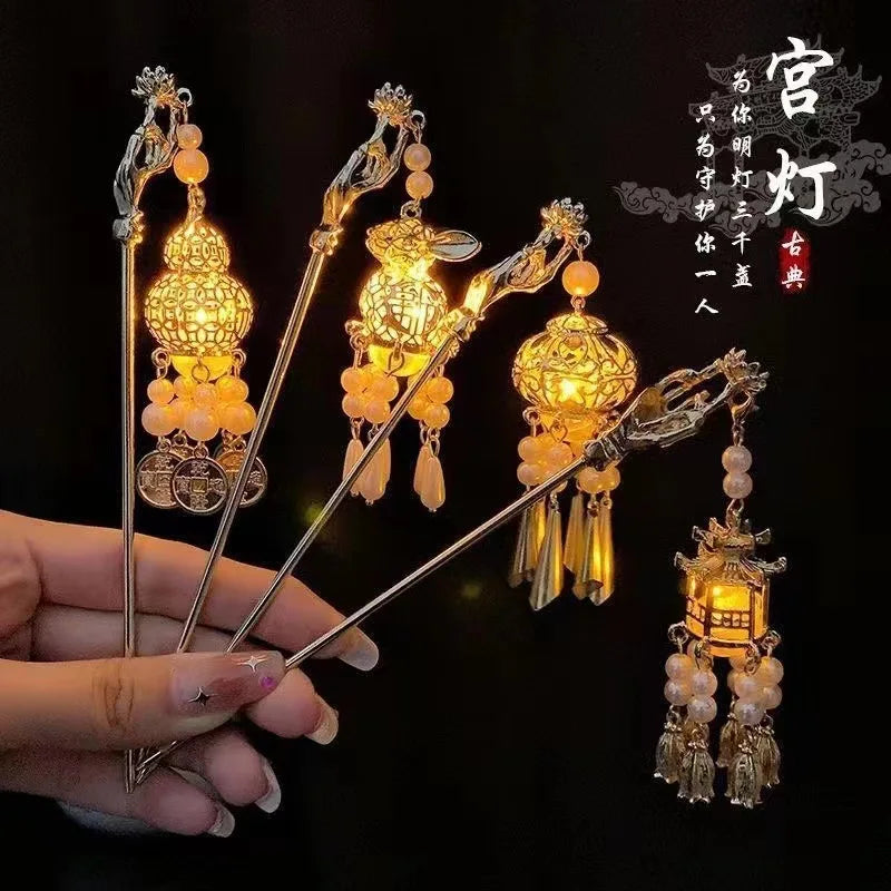 Hair stick Lantern