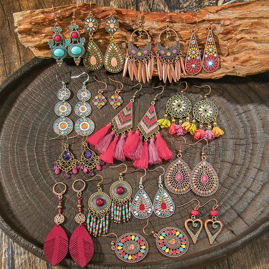 Boucle d'oreille Ethnique
