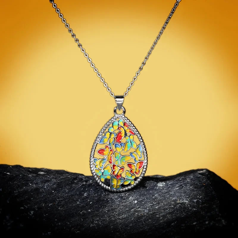 Pendentif Nuage de Papillon