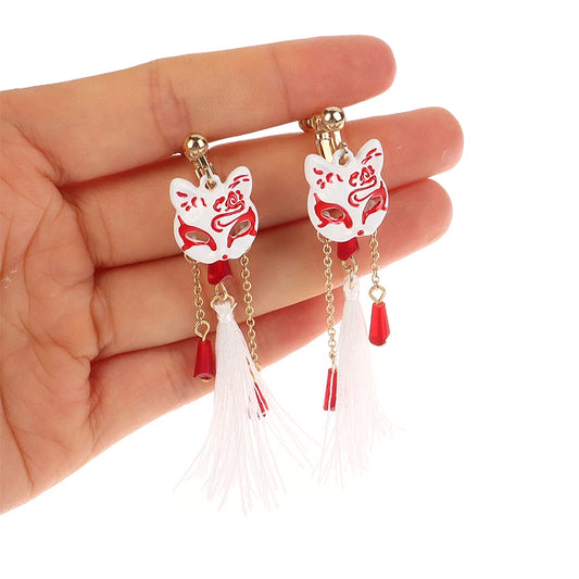 Boucle d'oreilles Masque de renard