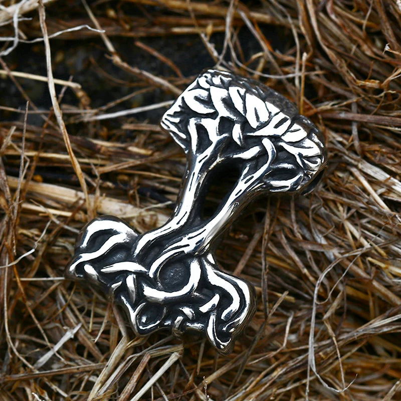 Pendentif Marteaux de Thor Mjolnir en Acier Inoxydable