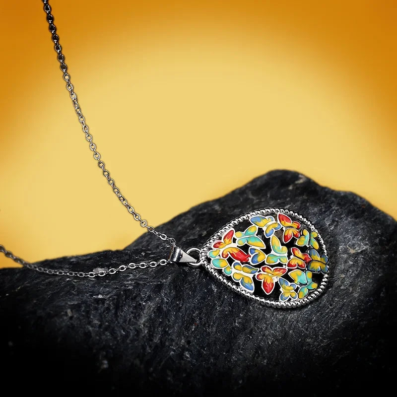 Pendentif Nuage de Papillon